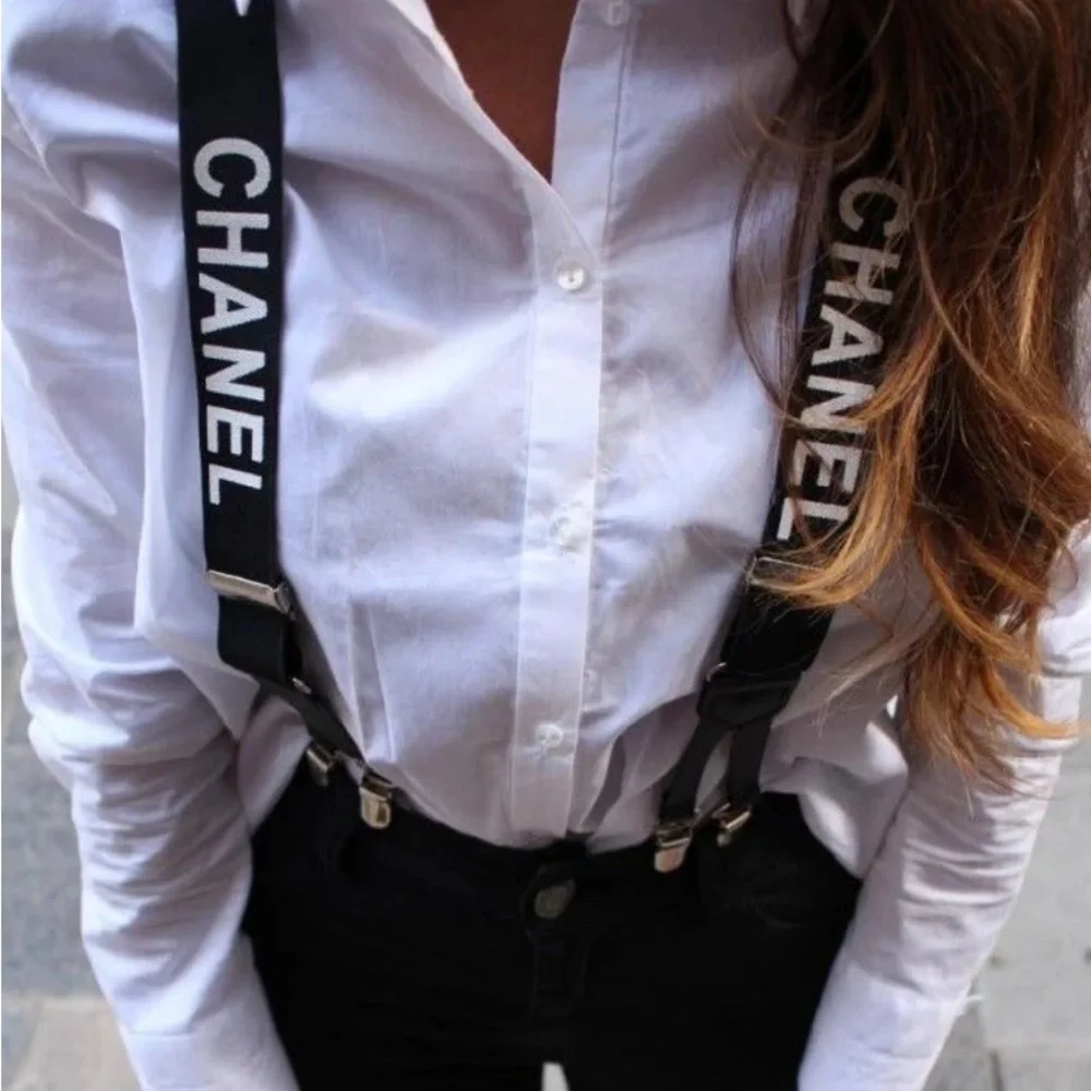 Black Suspenders BEAUTE - Picture 1 of 4